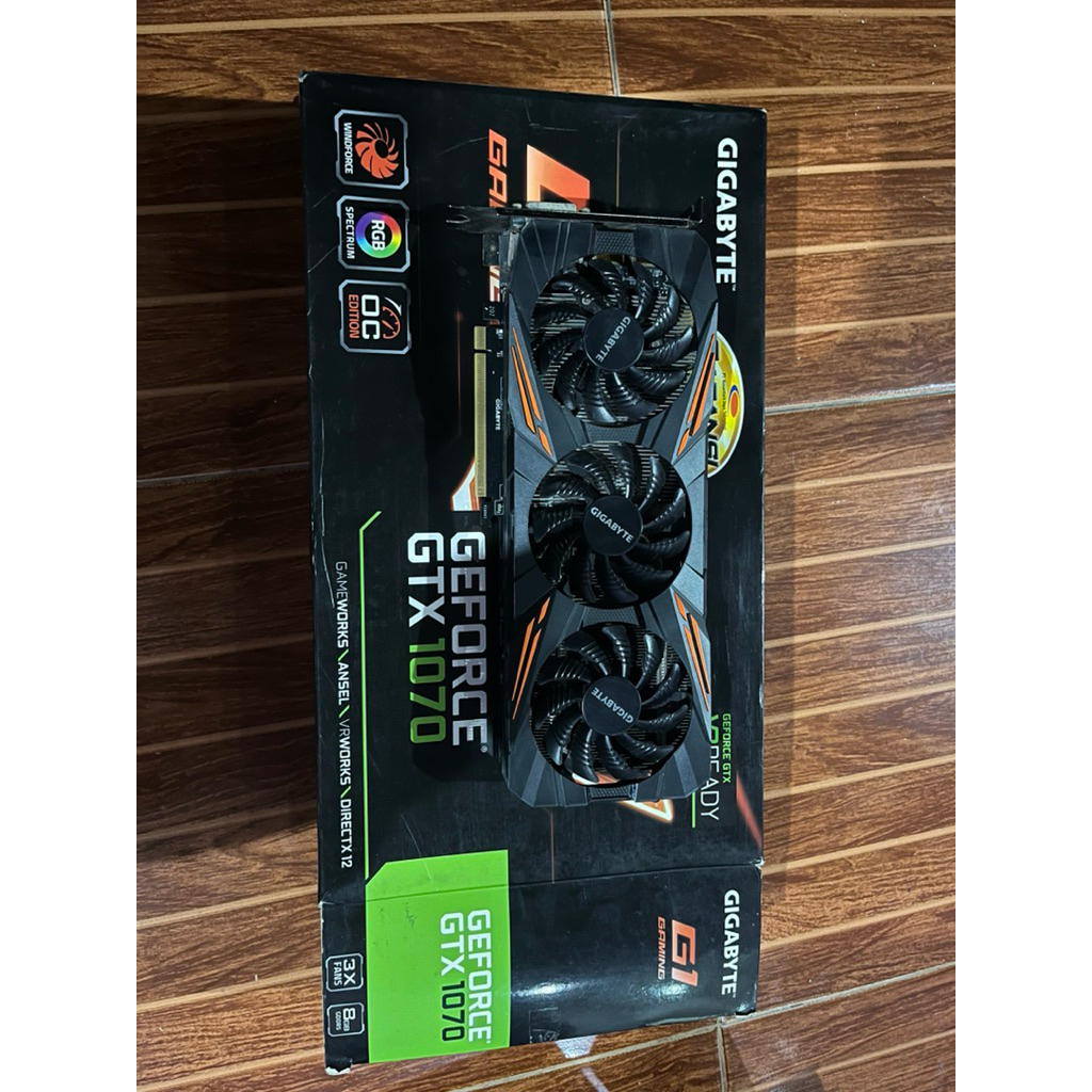 VGA Gigabyte GTX 1070 8GB OC 3x Fan