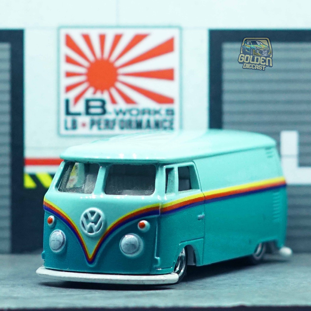 HOTWHEELS PREMIUM BOULEVARD VOLKSWAGEN T1 PANEL BUS - LOOSE (GOOD CONDITION)