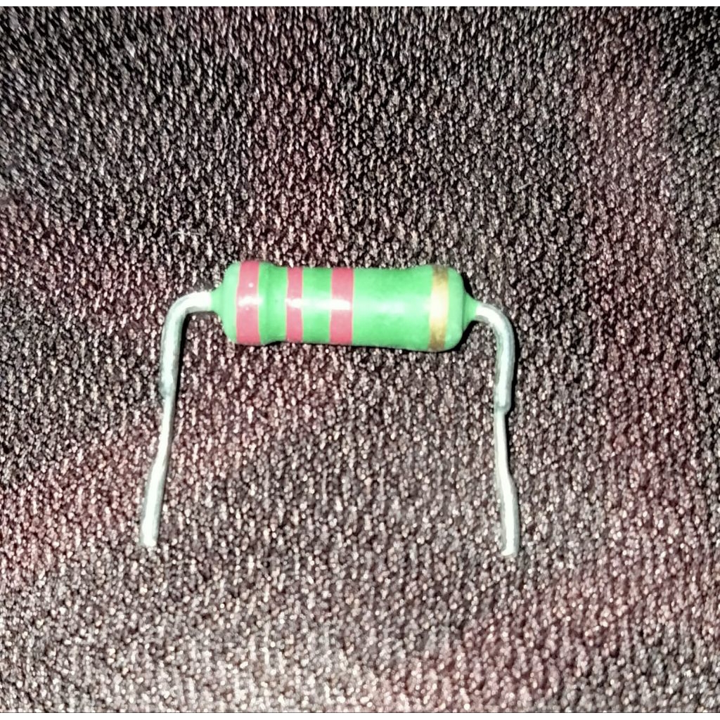 50pcs Resistor 2k2 1watt Metal oxied akane japan