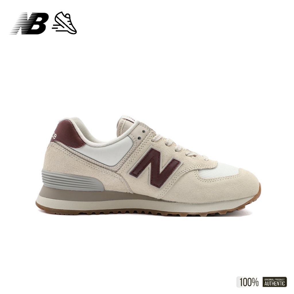 New  Balance 574 Moonbeam Burgundy Original