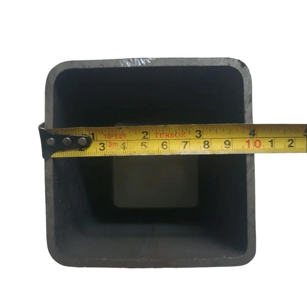 Besi Holo Hitam10 x 10 CM Potongan Tebal 4,2mm Panjang 10 - 70 CM