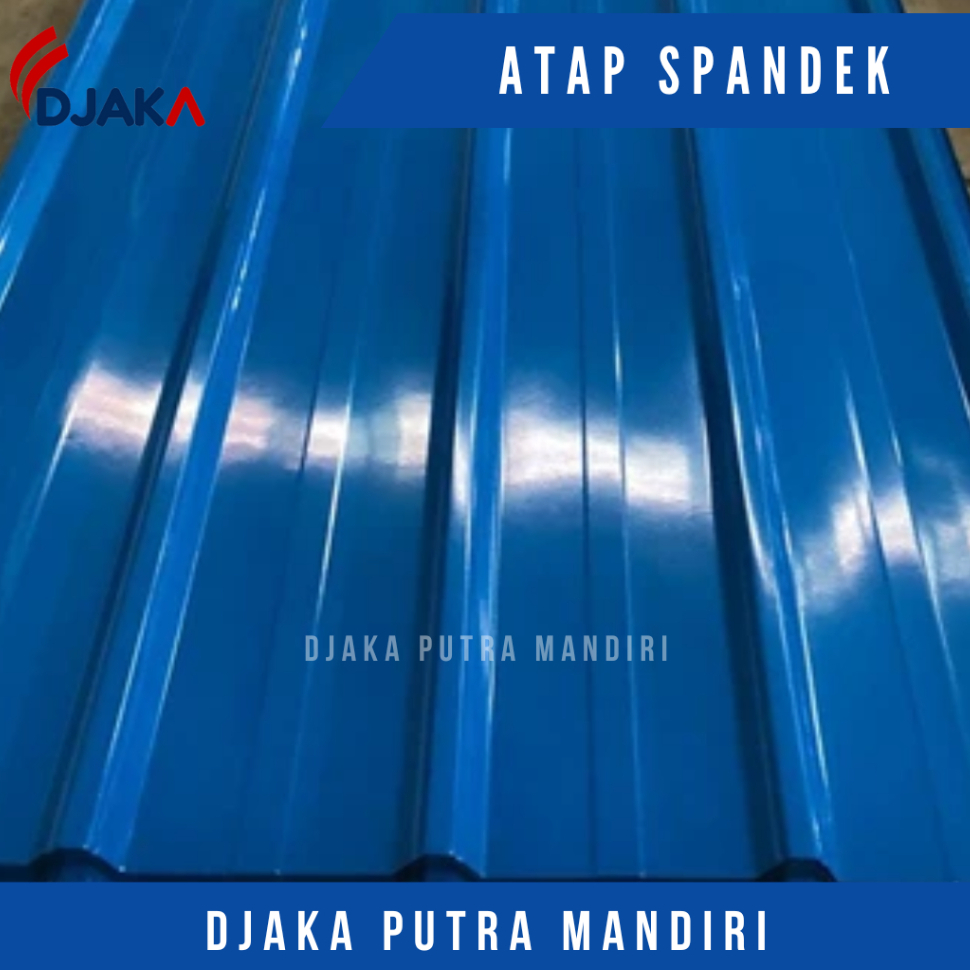 Atap spandek galvalum warna 0,25 - 5 gelombang