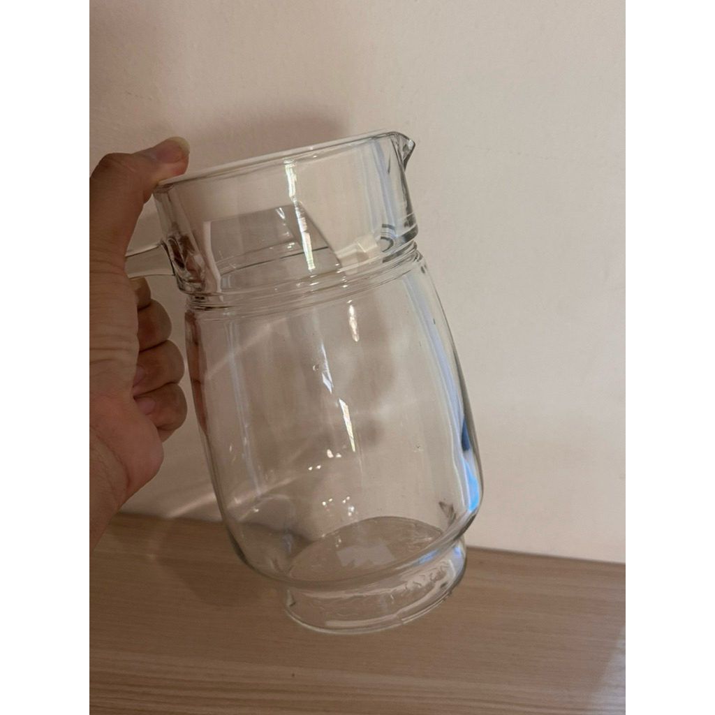 TEKO KACA BENING PITCHER CERET KACA WADAH AIR
