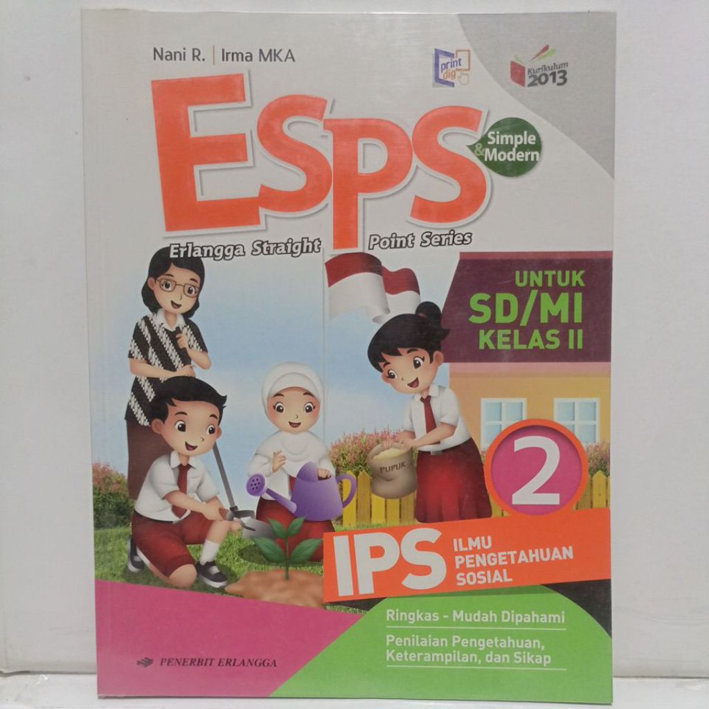 ESPS IPS 2 ILMU PENGETAHUAN SOSIAL SD/MI KELAS II KURIKULUM 2013 REVISI ERLANGGA
