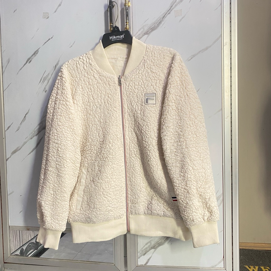 Fila Reversible Sherpa Varsity Style Jacket