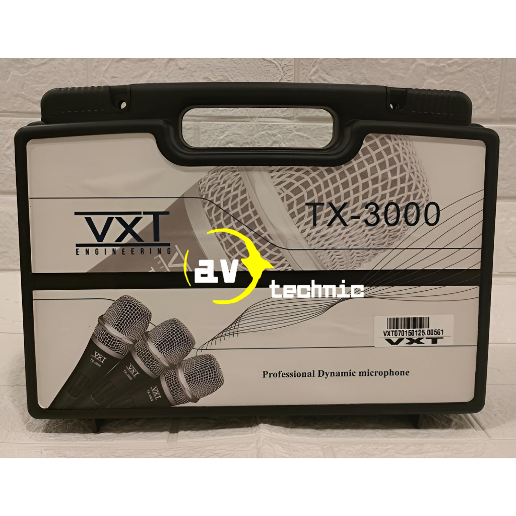 VXT TX-3000 TX3000 dynamic microphone isi 3pcs