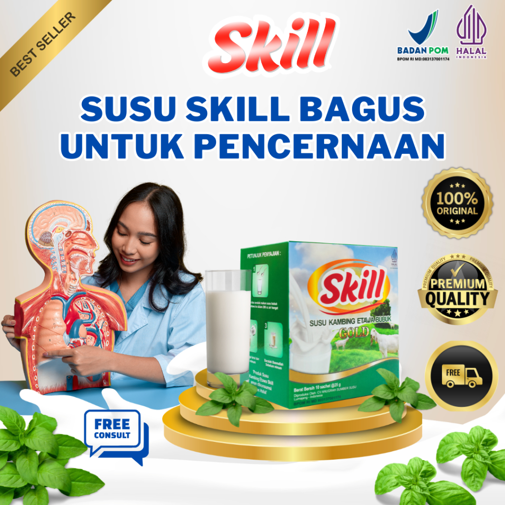 SUSU ETAWA SKILL Susu Kambing Bubuk  - Solusi Tulang & Sendi Bahkan Baik untuk Lambung