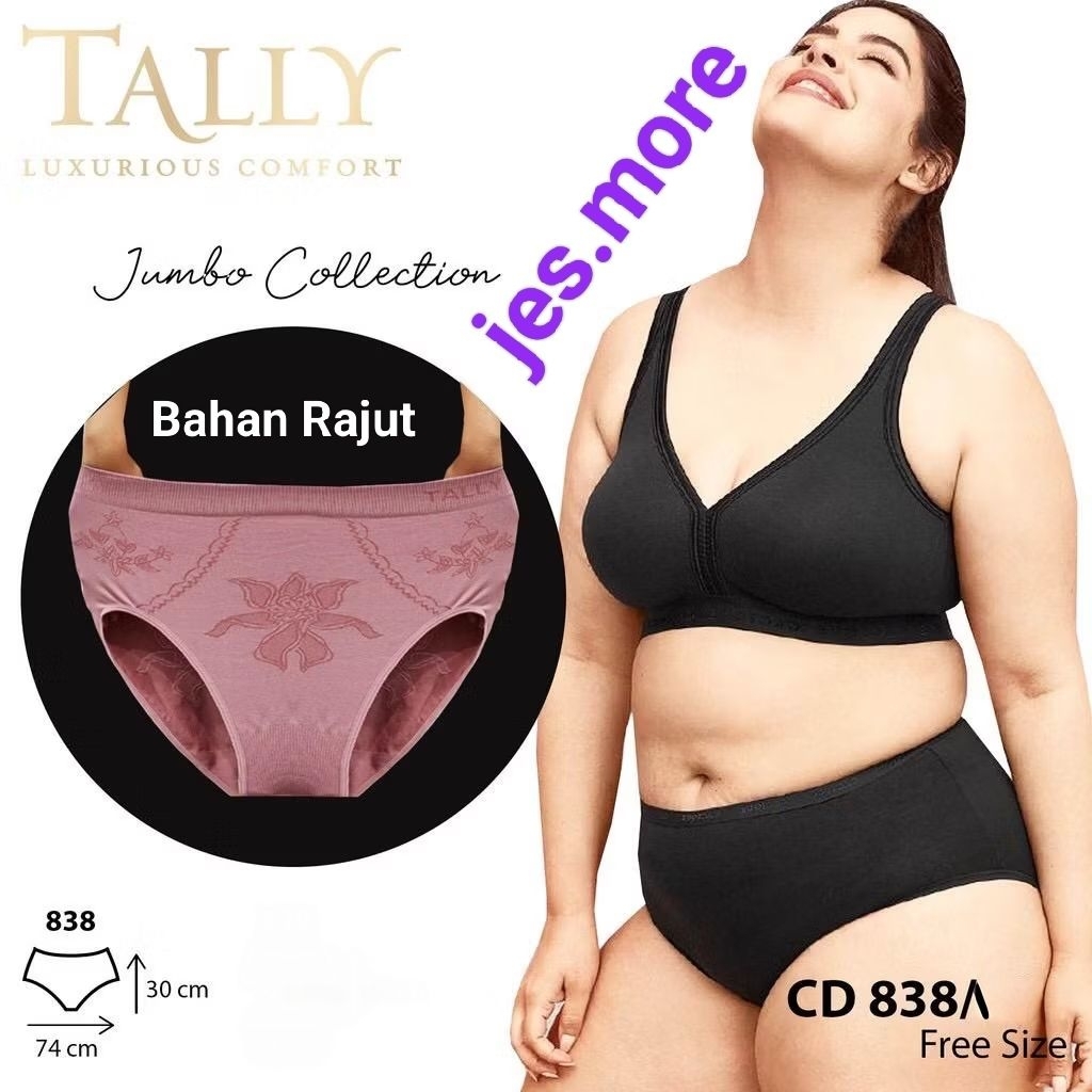 TALLY CD 838 Celana Dalam Jumbo Bahan Rajut