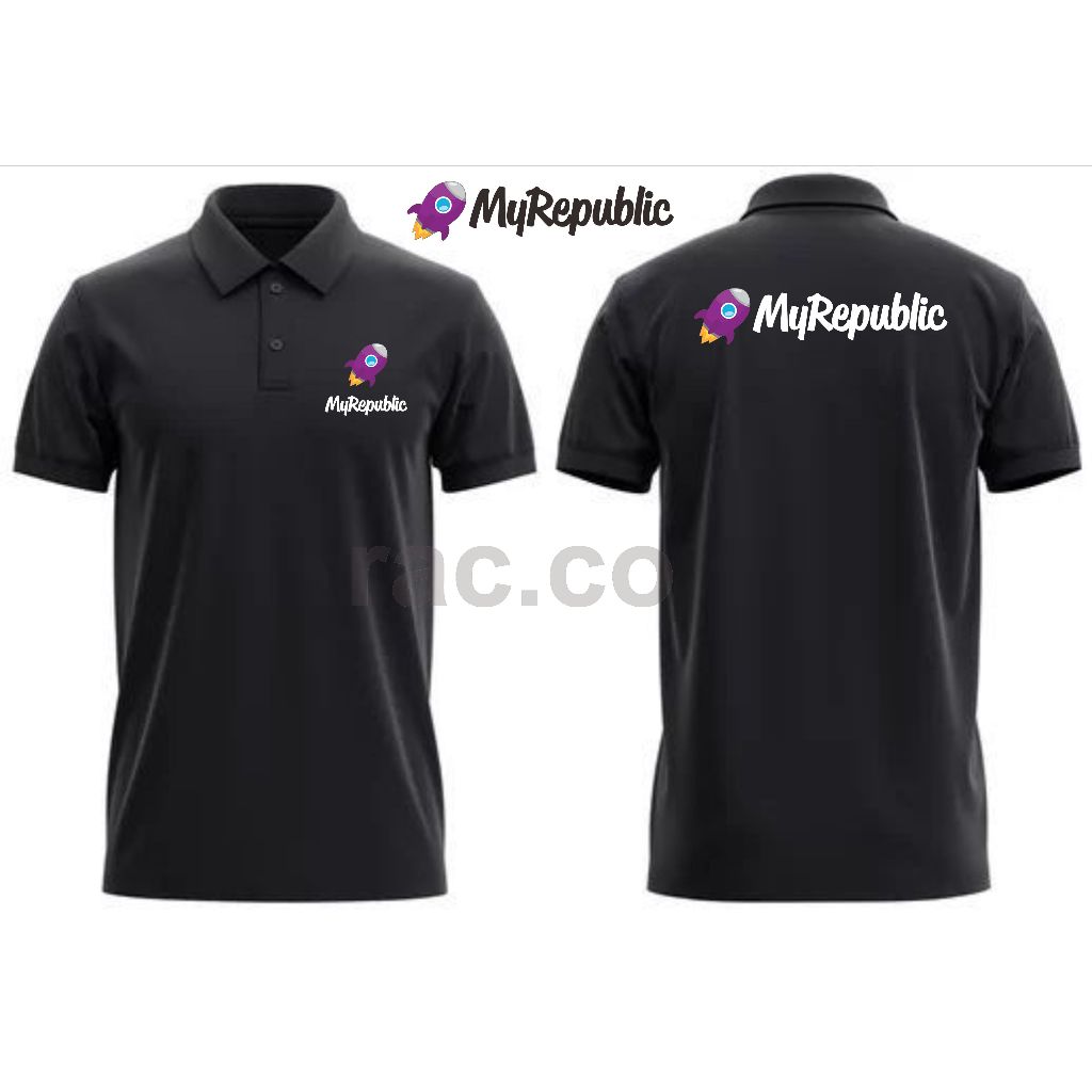 [COD] Kaos polo My Republic wifi / seragam MY REPUBLIC