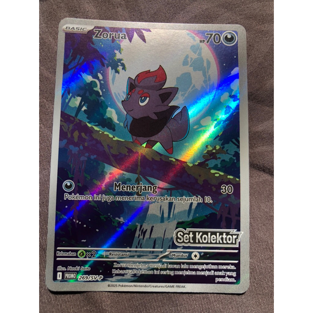 Zorua Set Kolektor Promo 269/SV-P, Pokemon TCG Indonesia