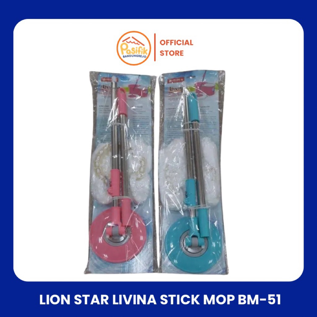 LION STAR LIVINA SPIN MOP BM-51 / LIVINA STICK MOP REFILL PEL LION STAR