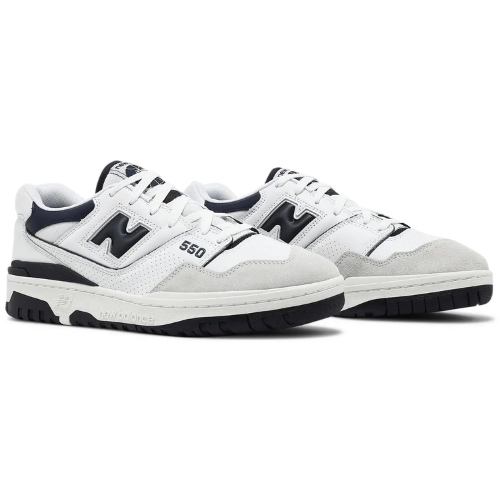 Sepatu NB 550 White Black