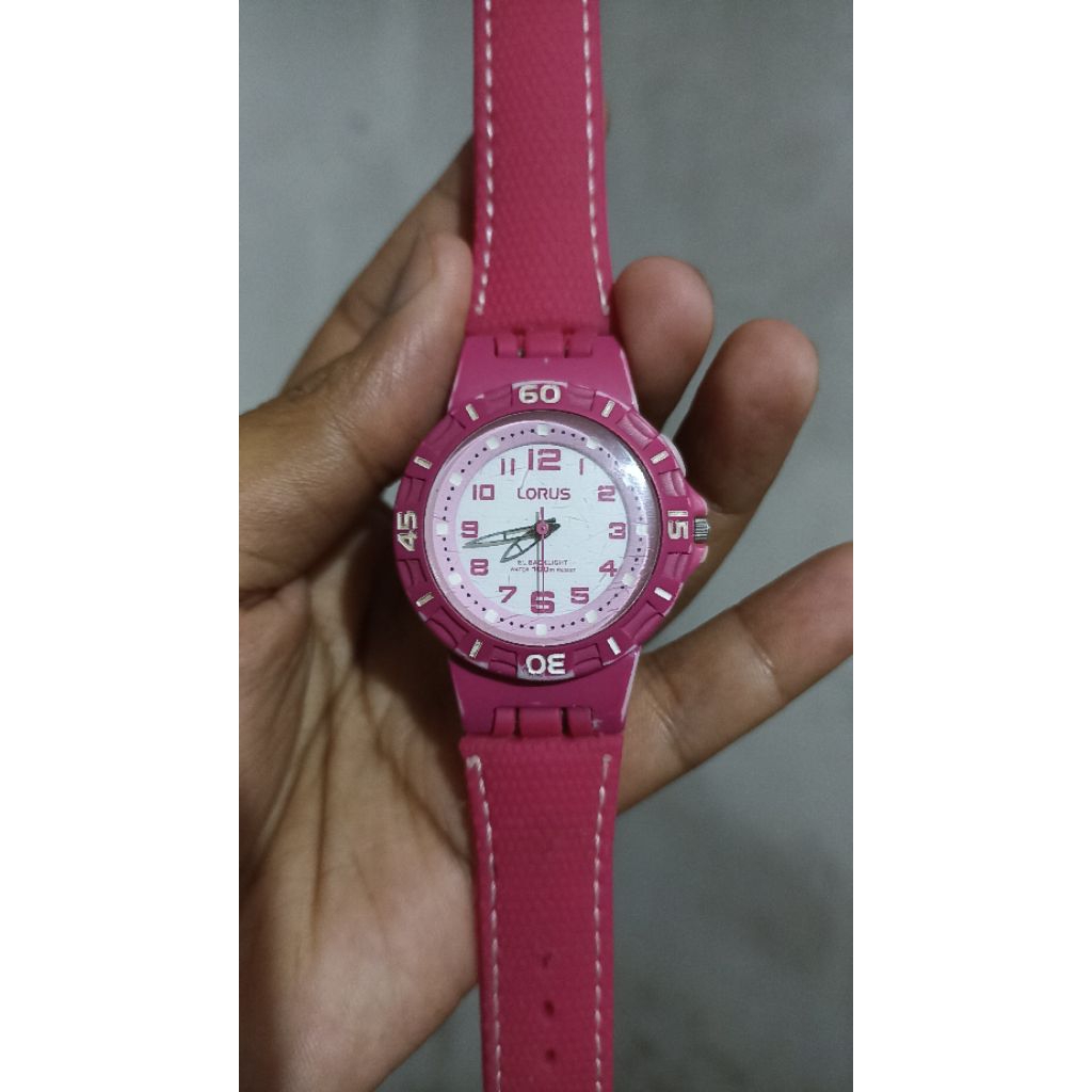 jam tangan lorus backlight