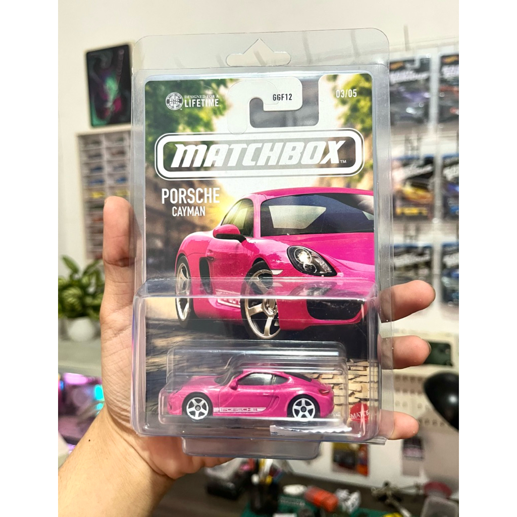 Matchbox Porche Cayman Pink