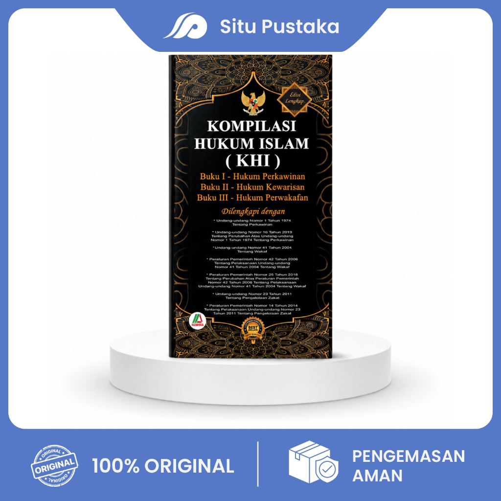 BUKU KOMPILASI HUKUM ISLAM (KHI) EDISI LENGKAP | Hukum Perkawinan, Kewarisan, Perwakafan | Dilengkap