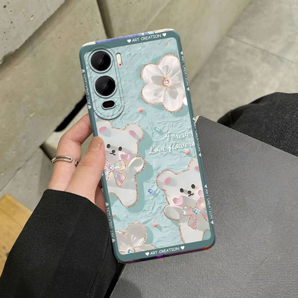 Case Hp Itel City 200 2026 Macaron Camera Protect Motif Terbaru Silikon Kekinian Softcase Casing Pro