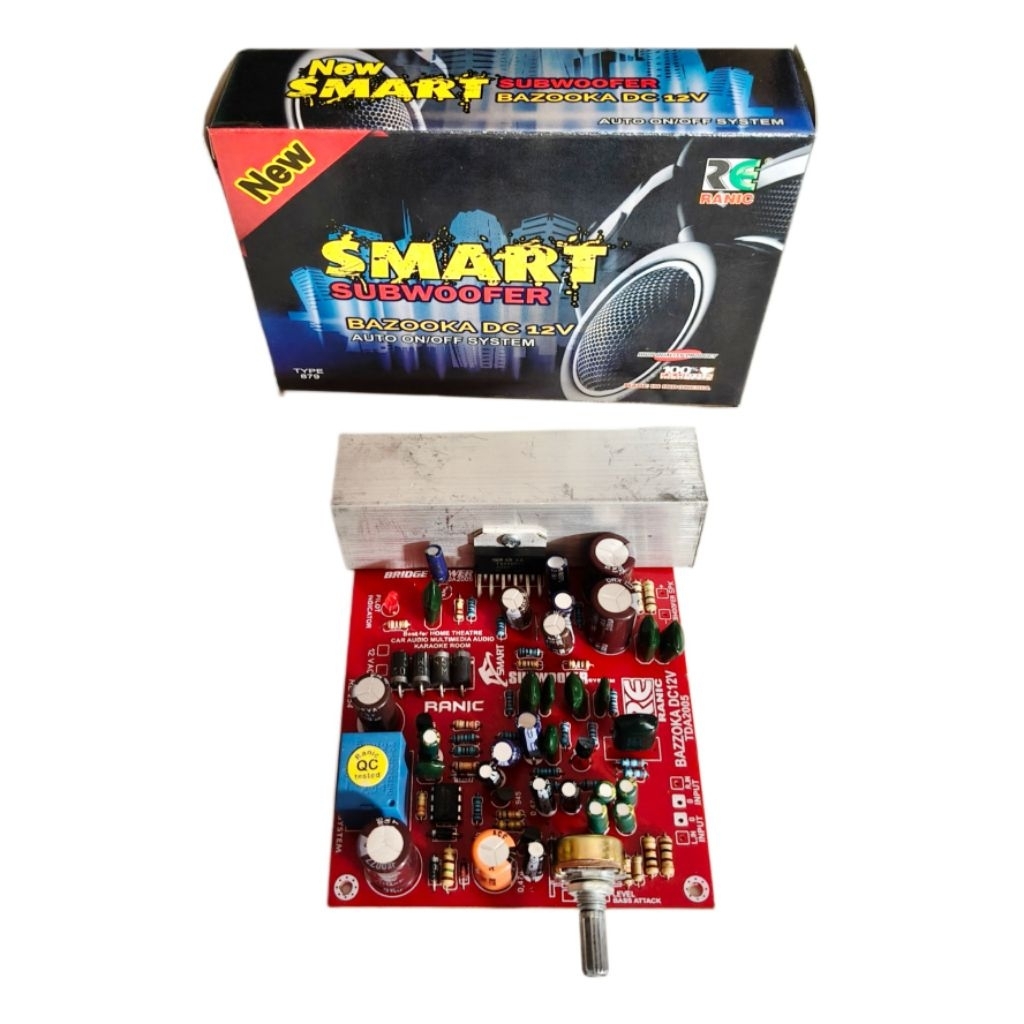Kit Power Subwoofer Mobil Bazzoka 12V DC
