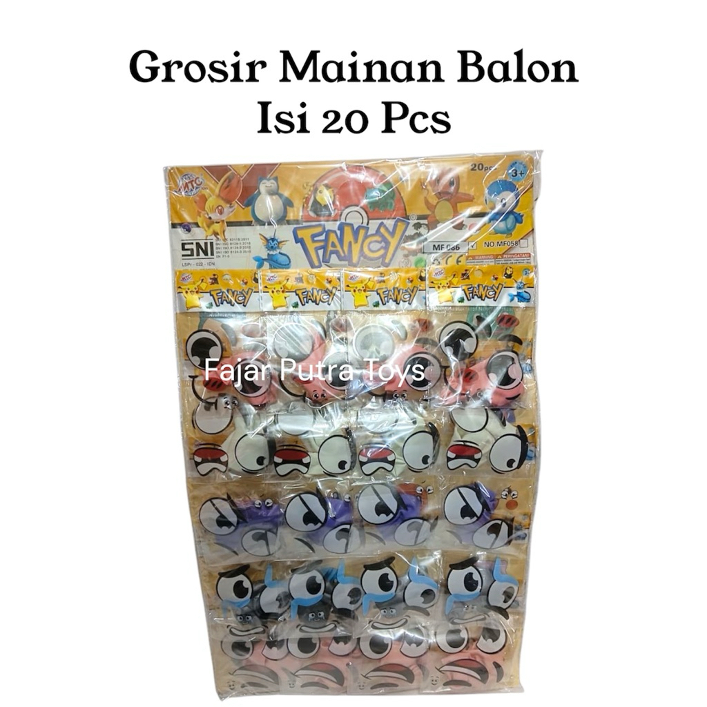 MTC TOYS Grosir Balon Fancy MF 086 Isi 20 Pcs