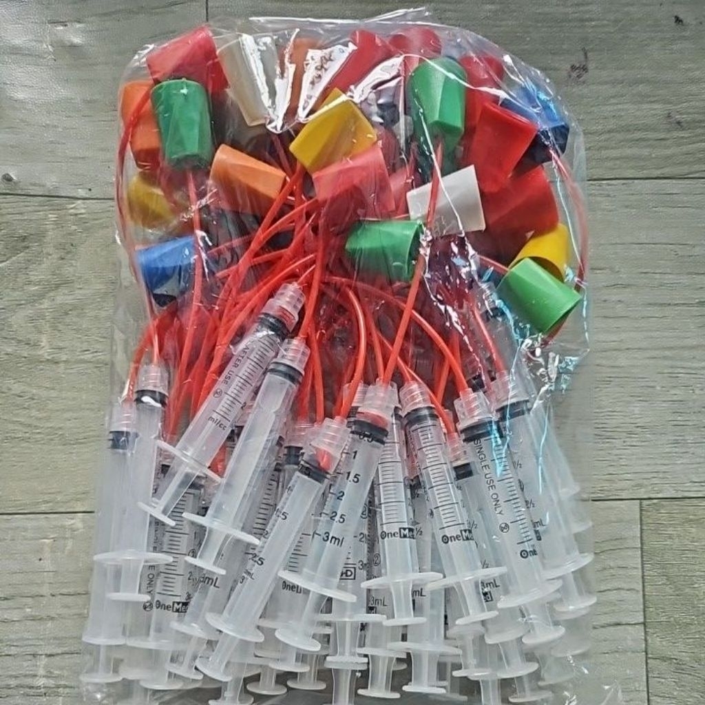 50 pc mainan suntikan 3cc / mainan suntikan air 3ml