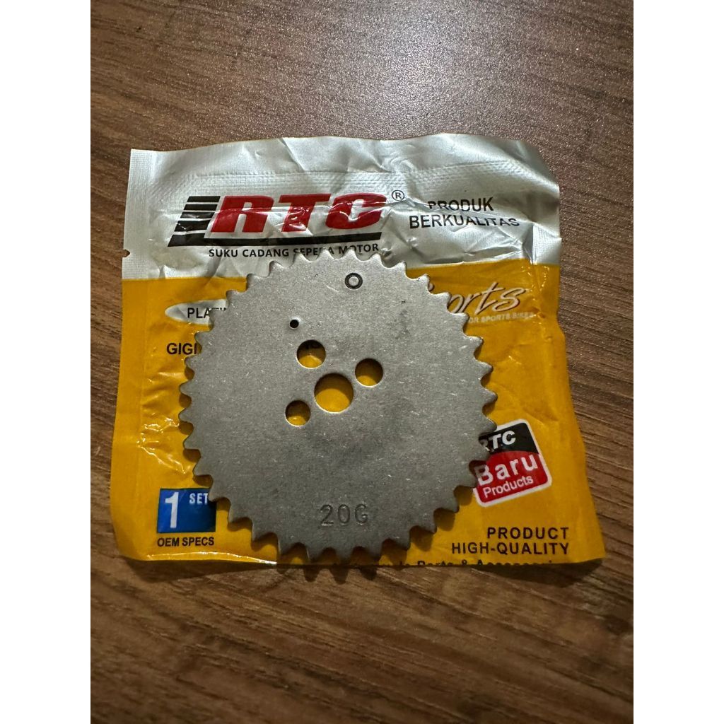 ( RTC ) Gigi Sentrik Shogun 125 34T Motor