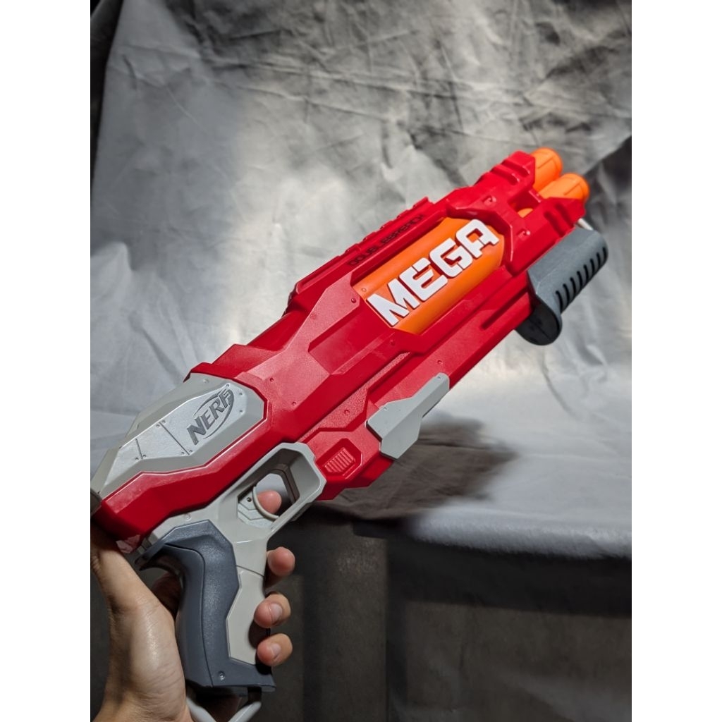 Nerf N-Strike Mega DoubleBreach Mainan Tembakan Peluru Mega Busa