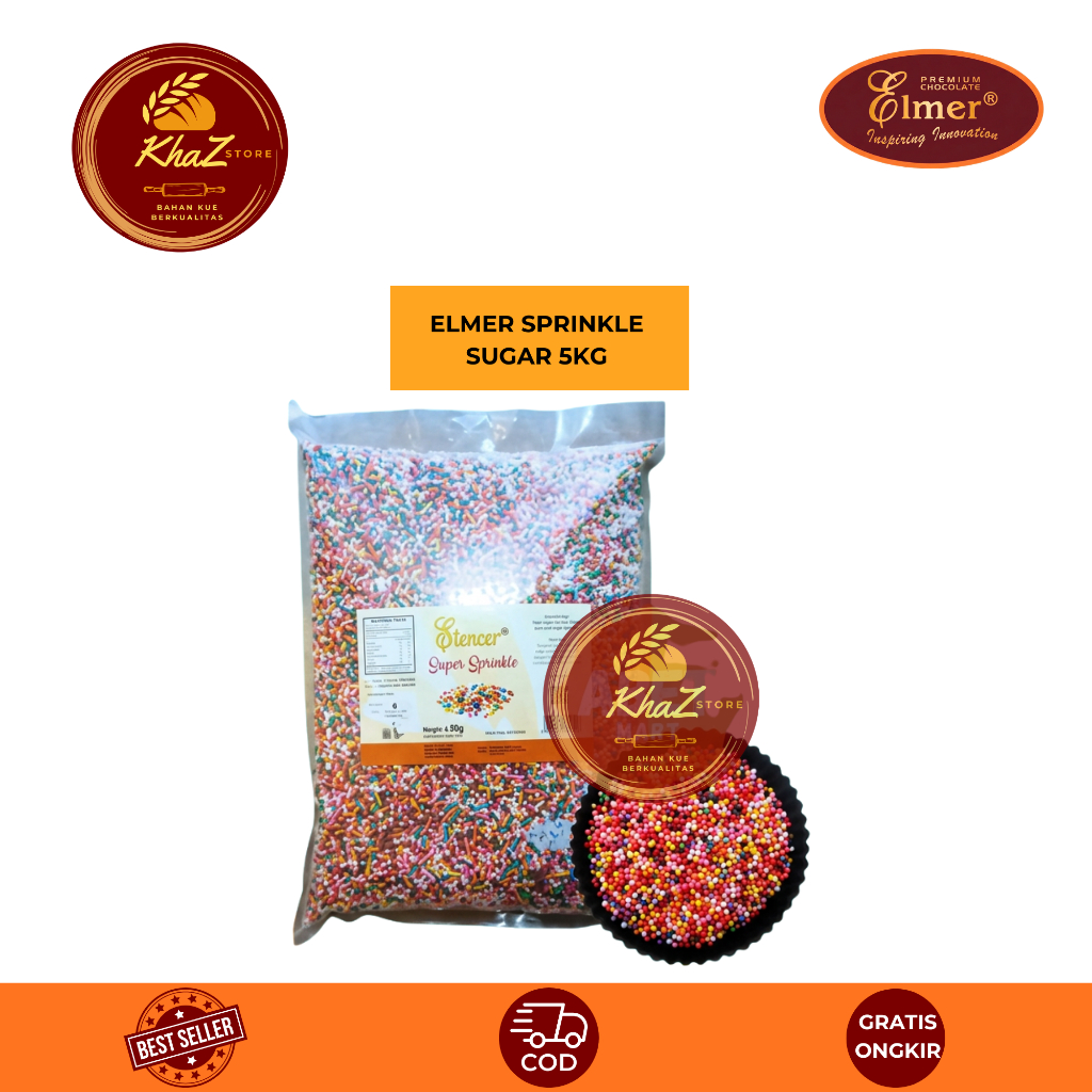 Elmer Sprinkle Sugar 5kg