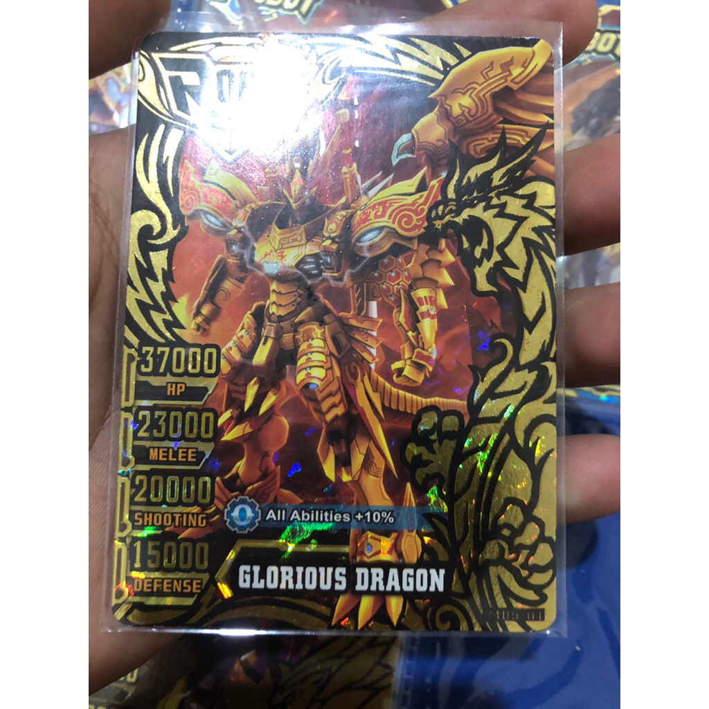 Hero of robots Glorious Dragon Ngv3 Legend card