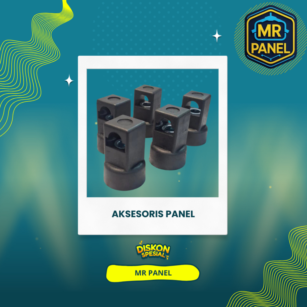 Aksesoris Panel Adaptor espanyolet dudukan Espanyolet PVC tinggi 34mm