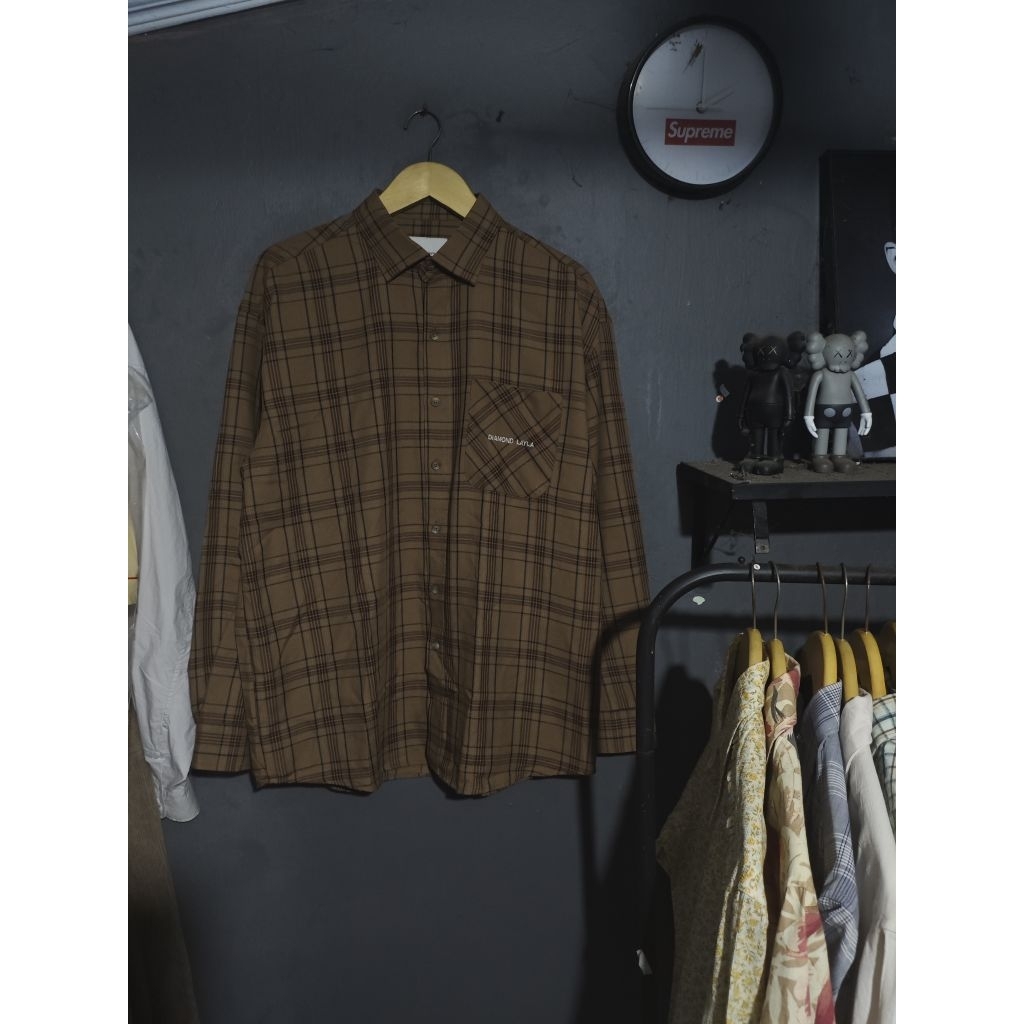 Flanel Diamond Layla Endless Love BTS Jungkook Brown