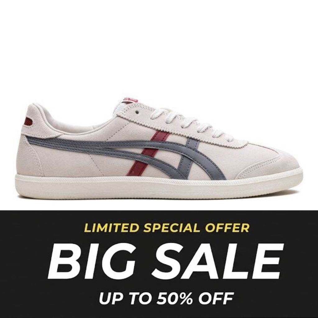 Onitsuka Tiger Original Tokuten Burgundy Grey Unisex