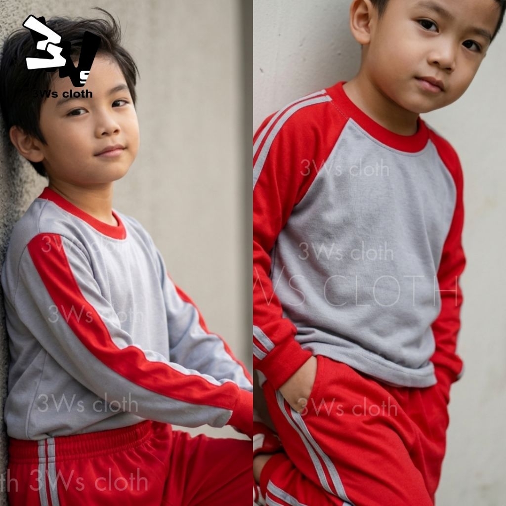 KAOS OLAHRAGA ANAK TK SD| SETELAN KAOS OLAHRAGA TK SD| SERAGAM OLAHRAGA TK