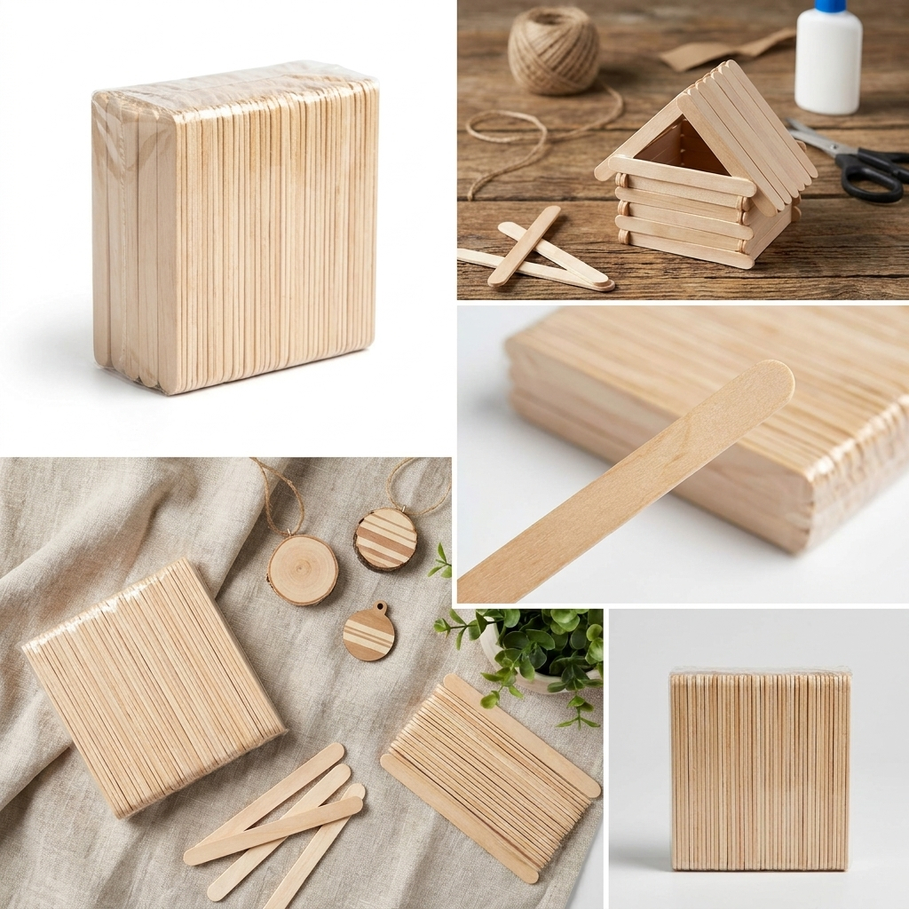 STIK ES KRIM ISI 50 PCS untuk kerajinan DIY miniatur tugas sekolah 4501