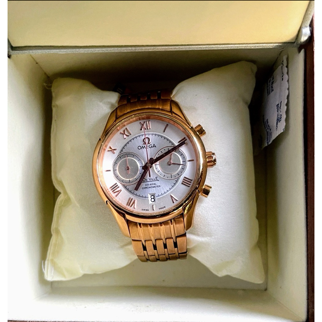 jam tangan pria omega de vile scond