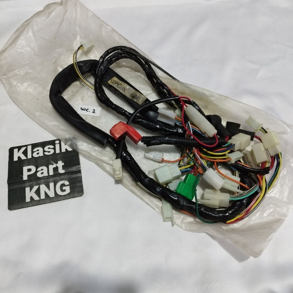 Kabel wire harness body bodi motor Suzuki Shogun new 110 non original stok lama