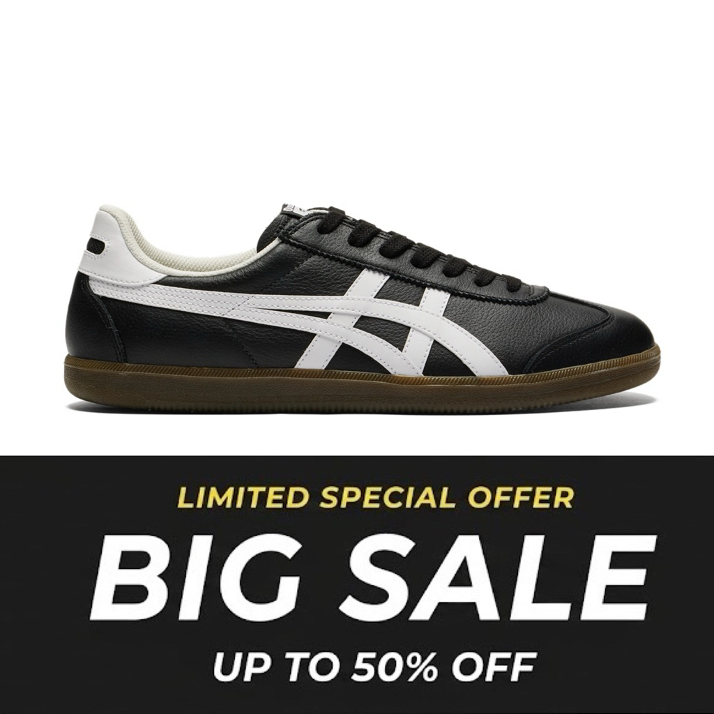 Onitsuka Tiger Original Tokuten leather Black White