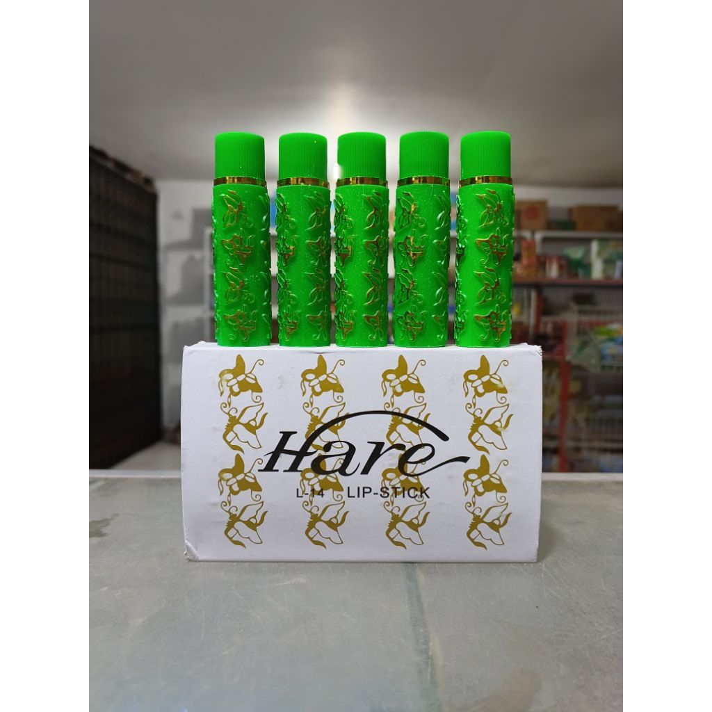 Lipstik Arab Hijau HARE Ori Warna Cantik Natural 12 pcs