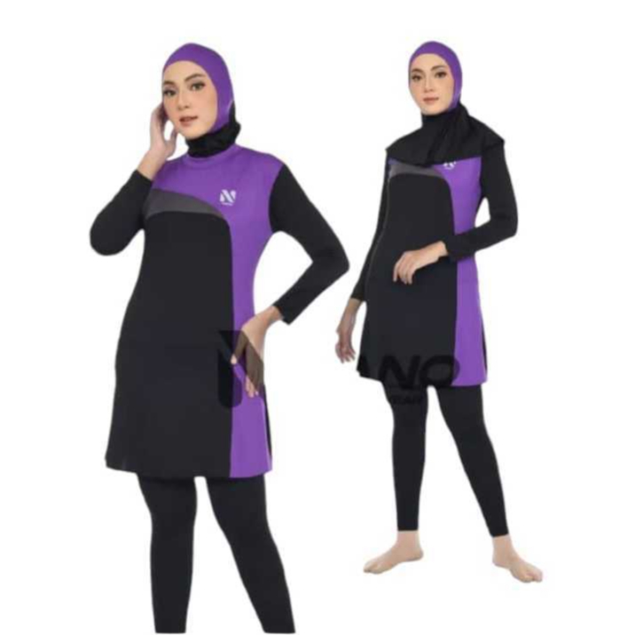 Baju Renang Muslim Hijab Anak Perempuan Usia 5 - 12 Tahun