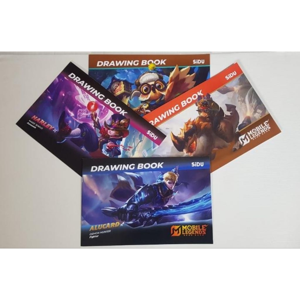 Buku gambar SIDU motif Mobile Legend