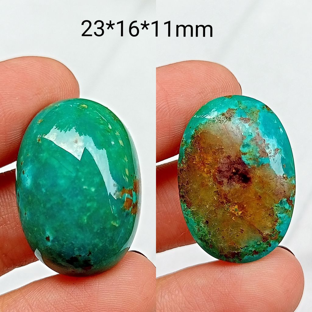 natural batu pirus Persia tosca hijau mumbul