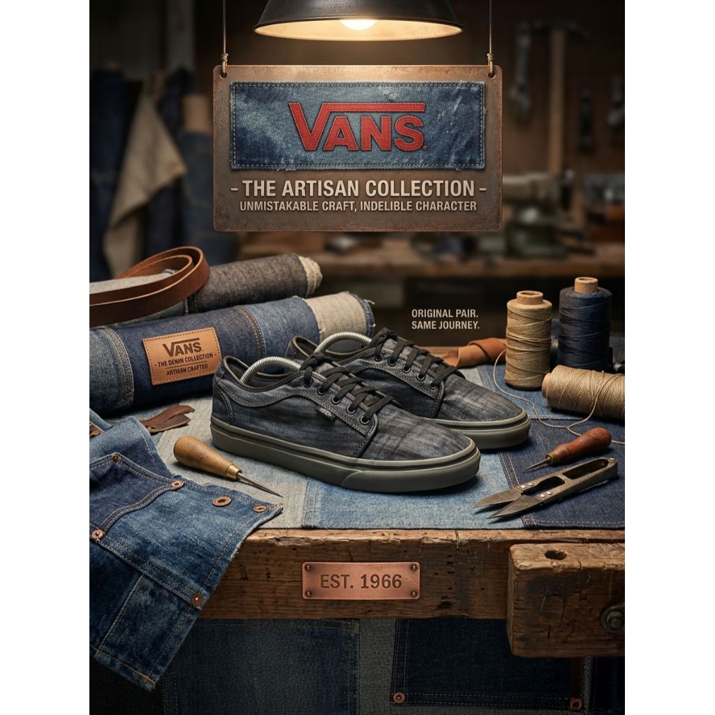 Sepatu Casual Denim  Vans