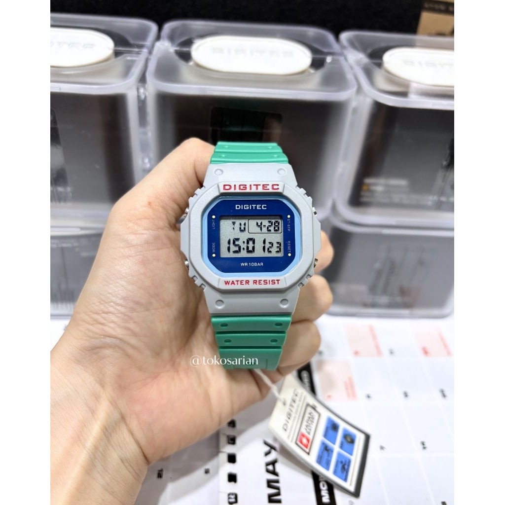 Jam Tangan Digitec MDG-6024T Original Bergaransi Jam Tangan Digital Pria