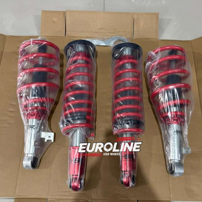 Paket Coilover Innova Diesel Type COILOVER HSR RED FRONT REAR TOYOTA INNOVA DIESEL