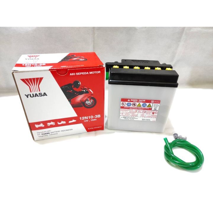 AKI BASAH YUASA 12N10 3B-A // AKI YUASA 12N10 12V 10AH MULTI