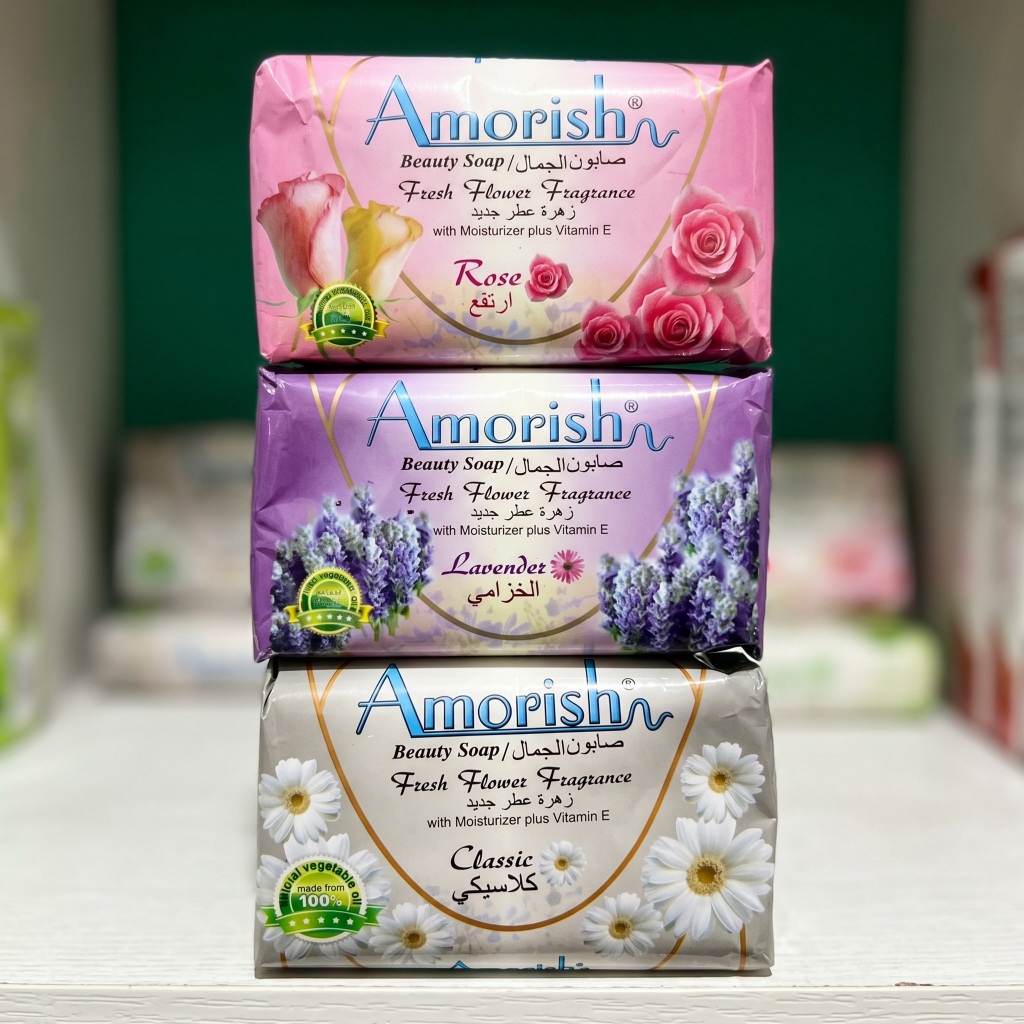 Sabun Batang Amorish 75gr 3pcs Sabun Mandi Batang