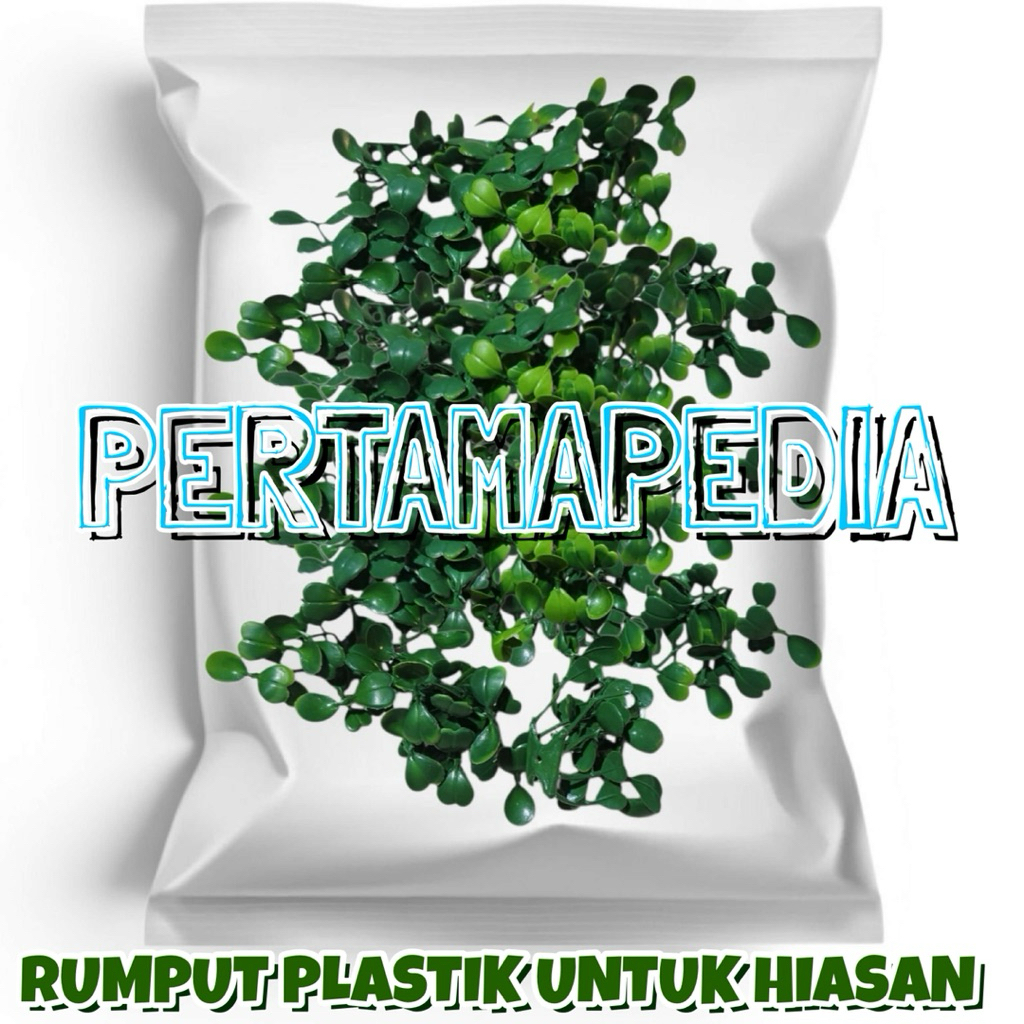 KILOAN RUMPUT HIJAU PLASTIK HIASAN PLASTIK BUNGA PLASTIK DAUN PLASTIK HIJAU PLASTIK