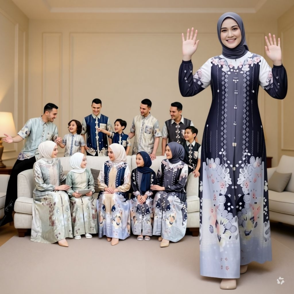 Sarimbit Keluarga 2026 Lebaran Premium | Baju Couple Keluarga Lebaran Ayah Ibu Anak 2026 Silk Premiu