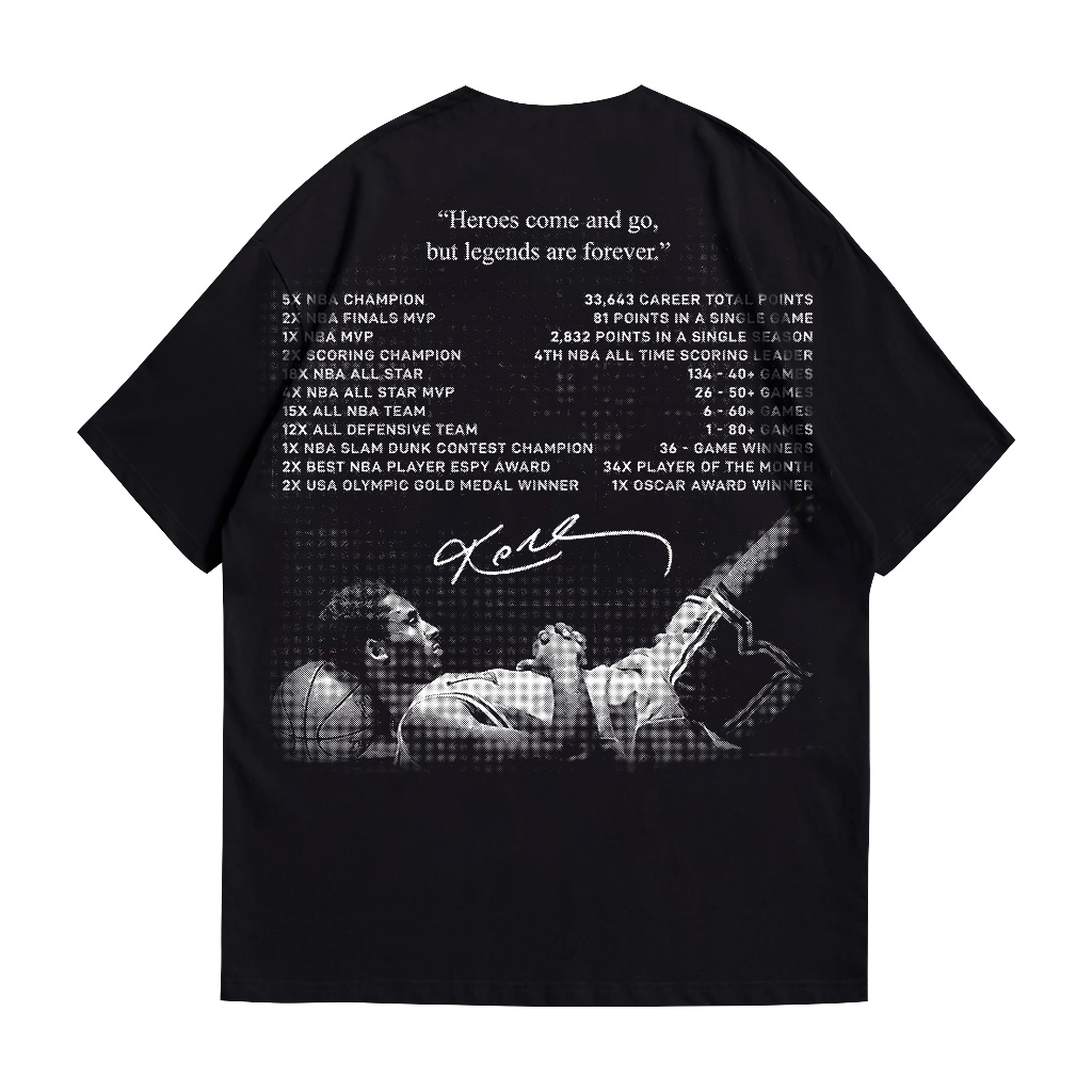 Twins Tshirt Kobe Bryant Vintage Black Kaos Basket Vintage Cotton Combed 24s Unisex Tees