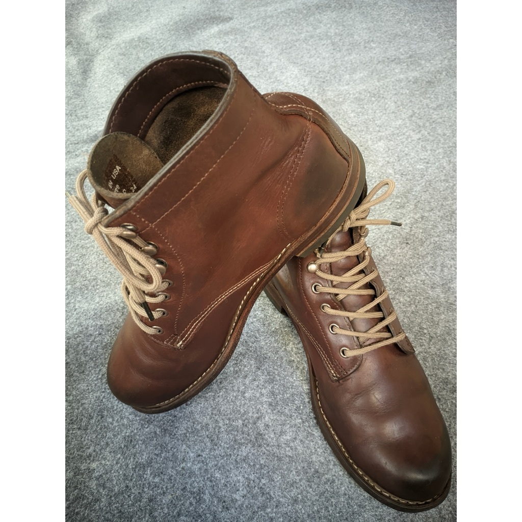 Wolverine 1000 Mile Plain Toe not Redwing Red Wing Thorogood Sagara White White's Boots Guidi Grenso