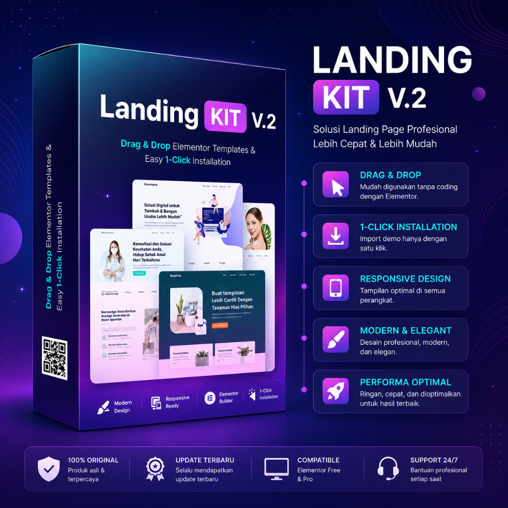 WP LANDINGKIT 2 Lengkap WordPress TempIate Load Gambar Aktif