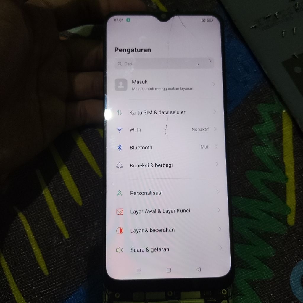 LCD OPPO A16 COPOTAN